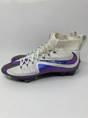 Nike Vapor Edge 360 Untouchable Football Cleats Mens 11 White Purple FQ0235-100
